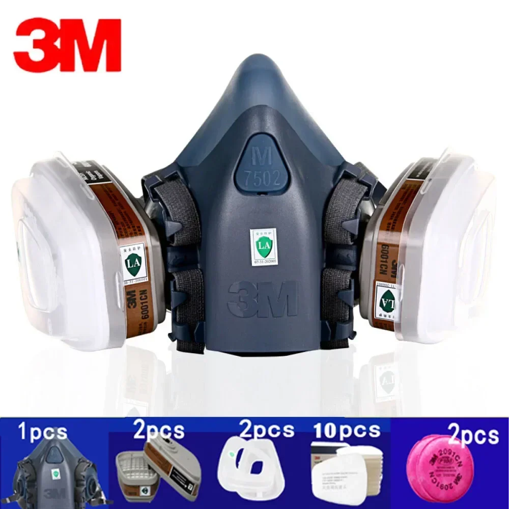 3M 7502 Respirator Mask  Prote - đánh giá và giá Dust Mask Construction