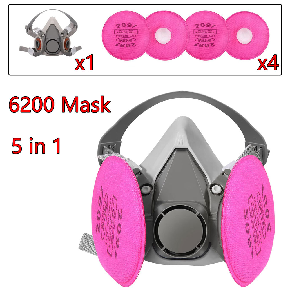 Gas Mask 6200 Set Vehicle Pain - đánh giá và giá Dust Mask Construction